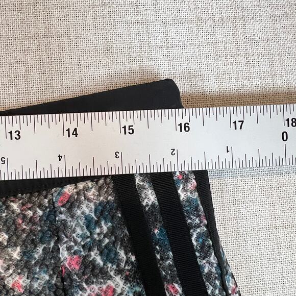 ADIDAS Primegreen Skirt Sz L Flouncy Floral Midi Skirt Multicolor Athleisure Y2k - Picture 10 of 11